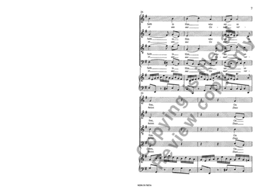 All Glory, Praise and Blessing (Choral Score) image number null
