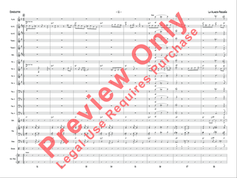 La Almeja Pequeña La Almeja Pequeña Jazz Ensemble scores gallery preview page 12