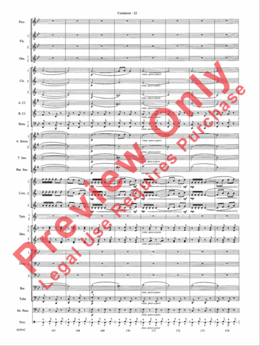 Bugler's Holiday Bugler's Holiday Concert Band scores gallery preview page 25