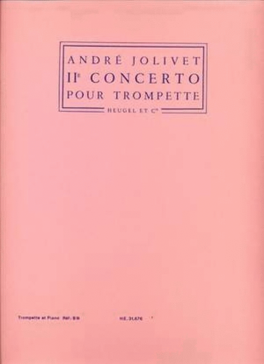 Book cover for Trumpet Concerto No.2