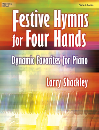 Book cover for Festive Hymns for Four Hands