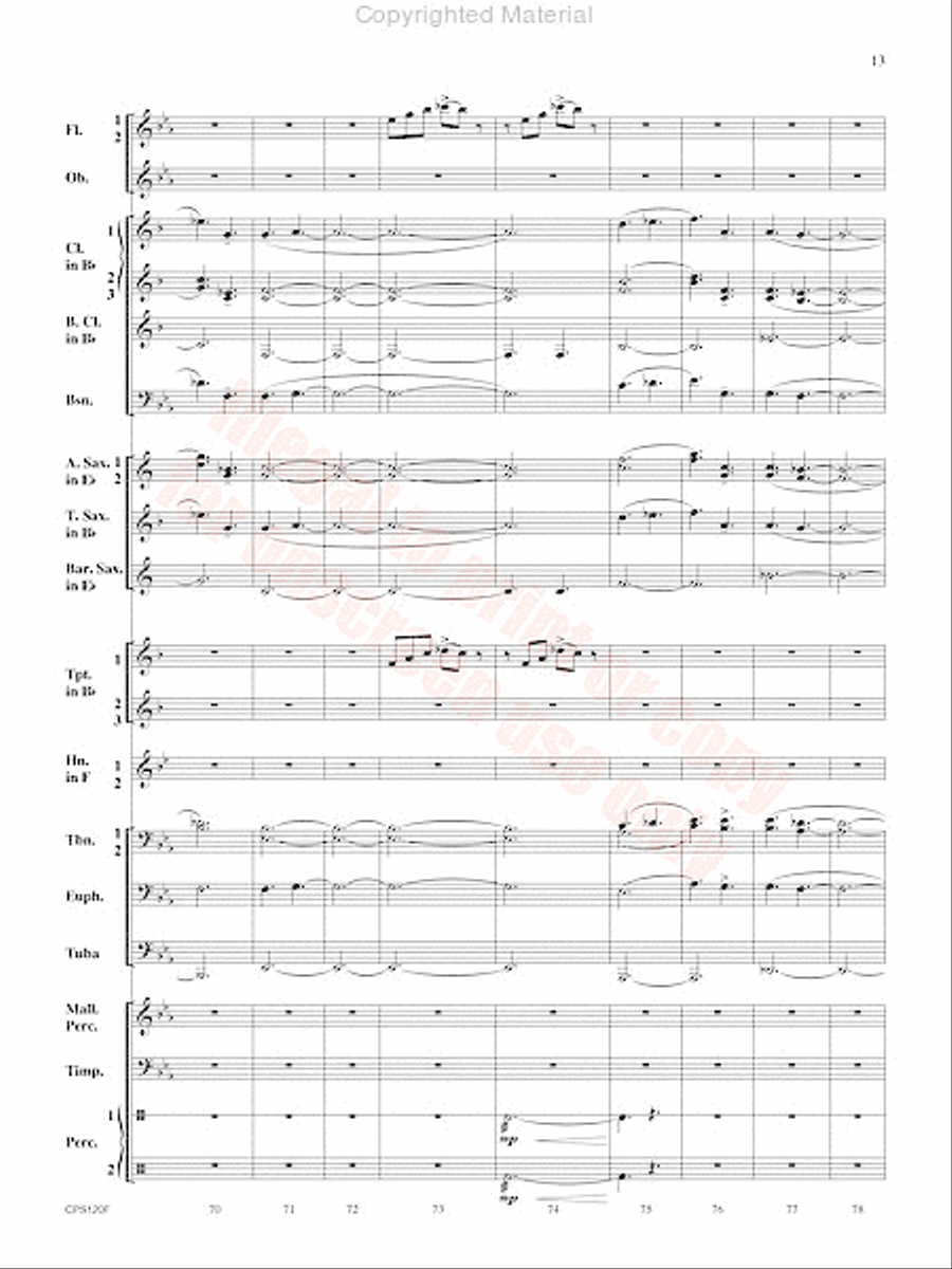 Instinct Concert Band scores gallery preview page 14