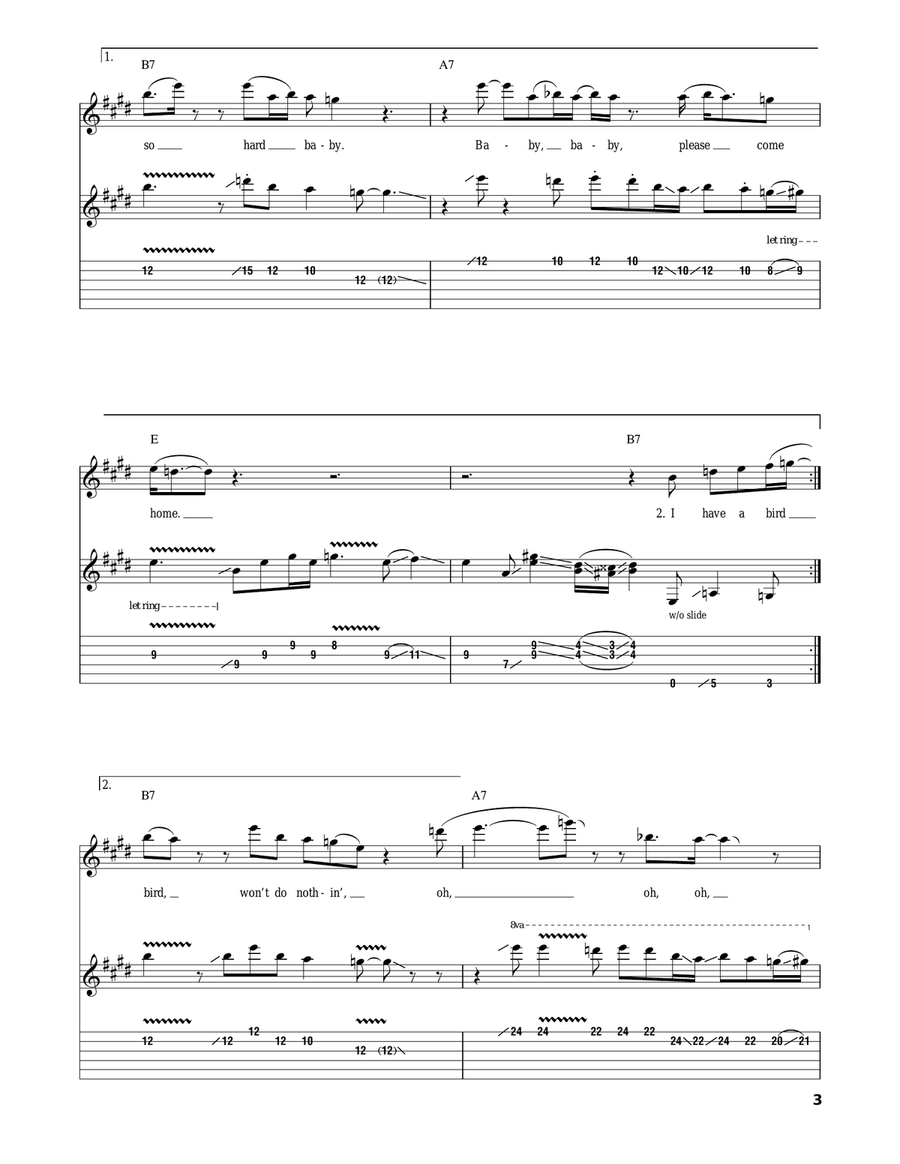 You Shook Me You Shook Me Acoustic Guitar scores gallery preview page 3