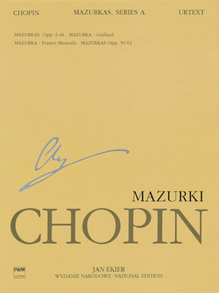 Frederic 
Chopin: Mazurkas Op. 6-41, 50-63