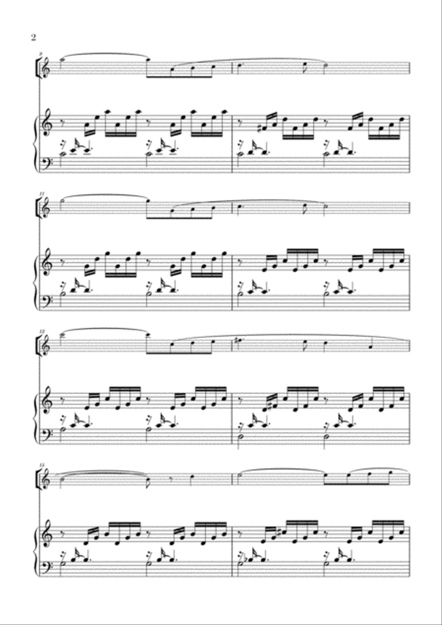 Ave Maria for Flute Ave Maria for Flute Flute Solo scores gallery preview page 2