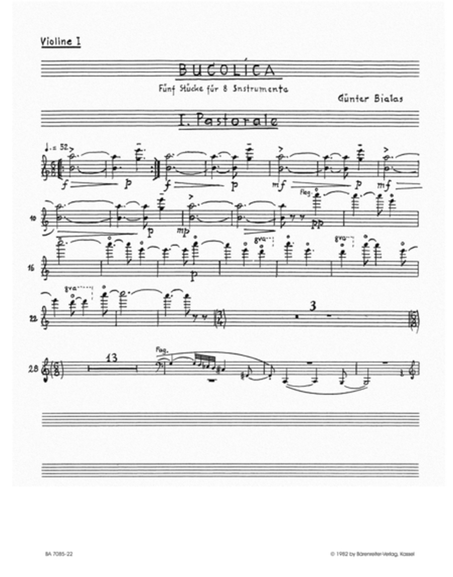 Bucolica for 8 Instruments