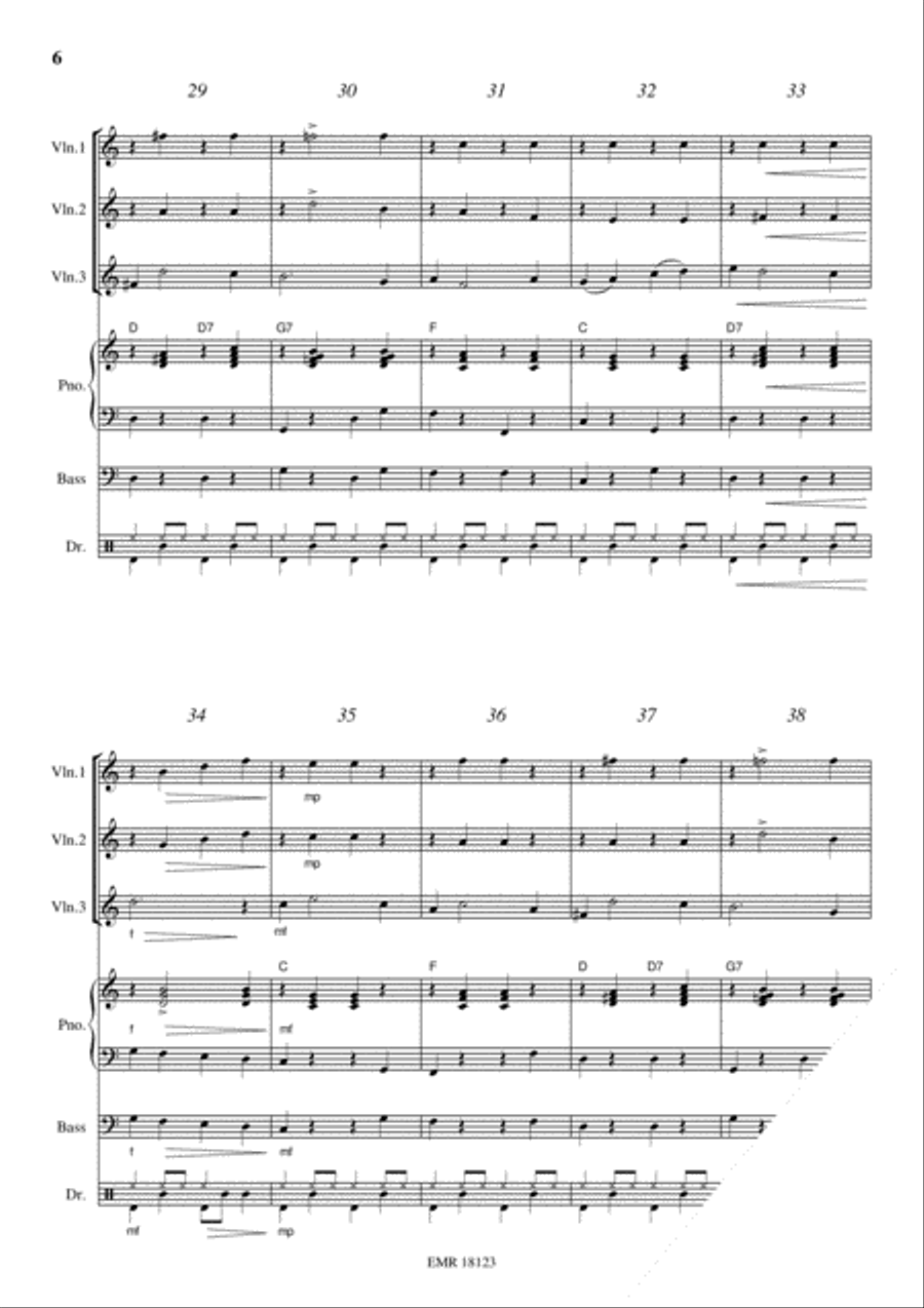 Popcorn Violin scores gallery preview page 6