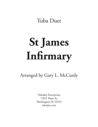 Book cover for Saint James Infirmary Tuba Duet