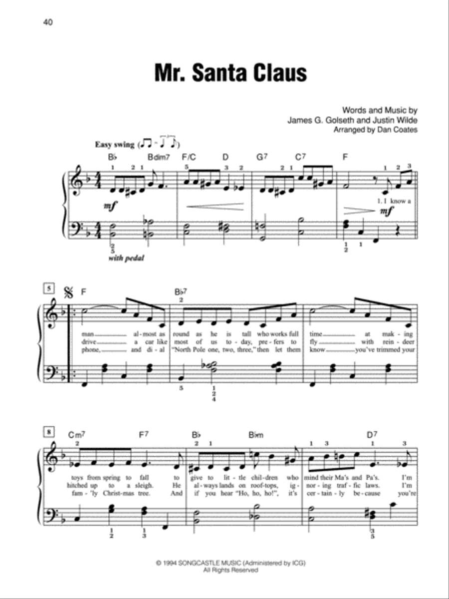 The Hilarious Holiday Songbook Easy Piano scores gallery preview page 4