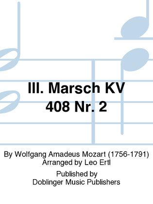 III. Marsch KV 408 Nr. 2
