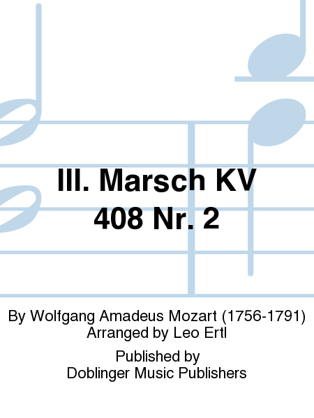 III. Marsch KV 408 Nr. 2