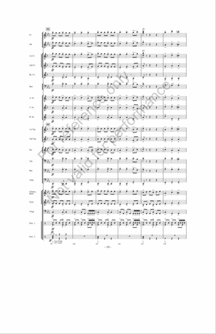 Legend of Pirates Cove Concert Band scores gallery preview page 18