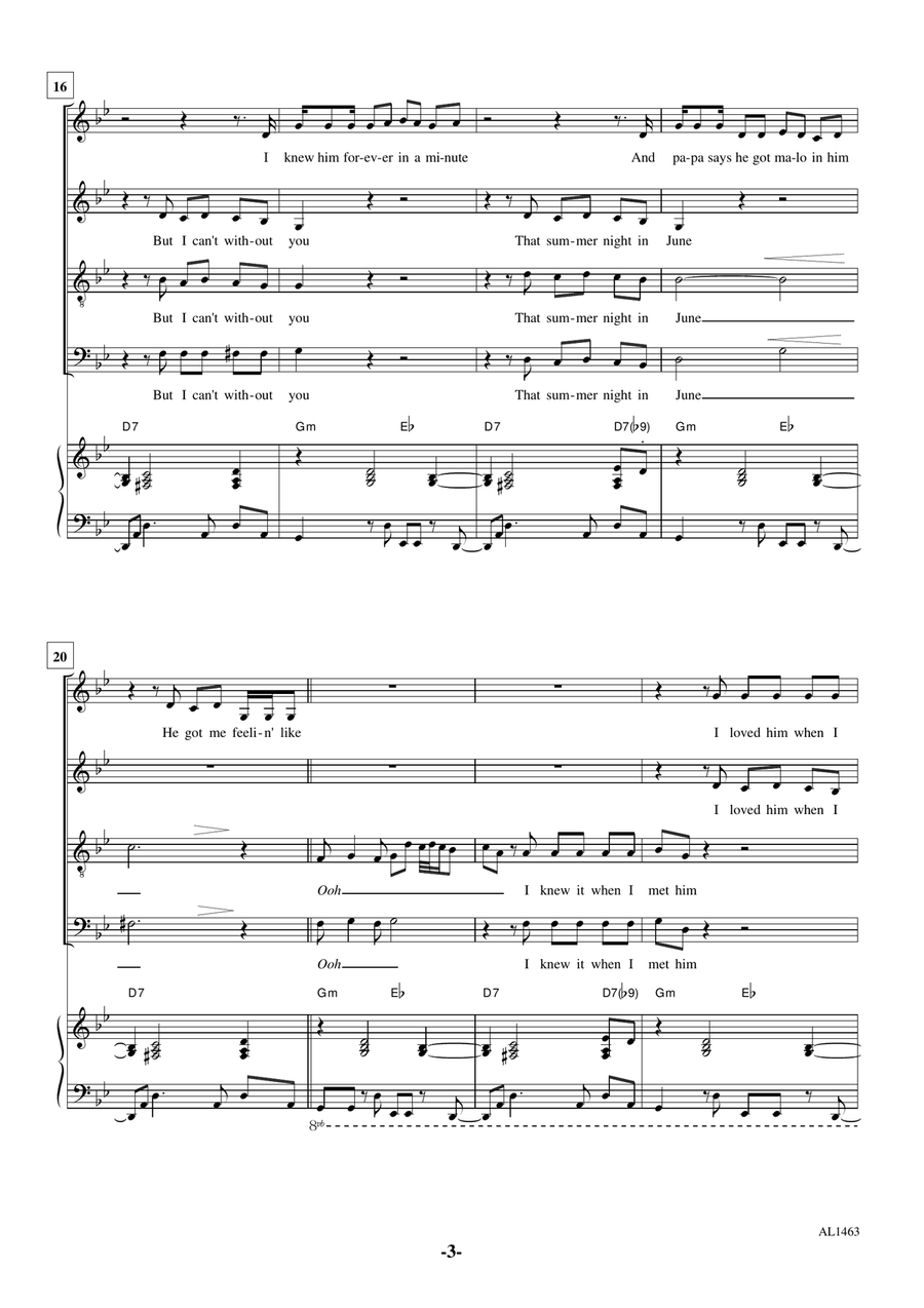 Havana 4-Part scores gallery preview page 3