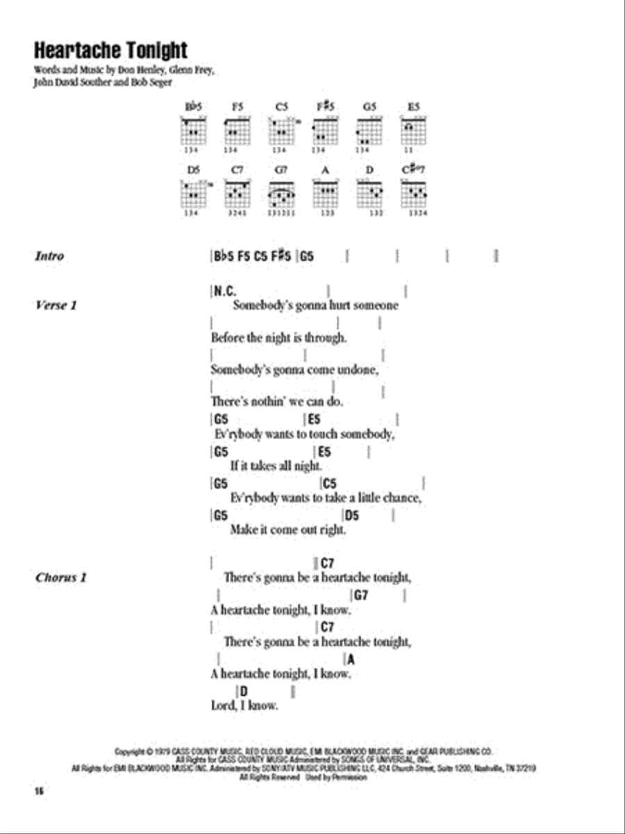 Eagles – Strum & Sing Guitar Easy Guitar scores gallery preview page 4