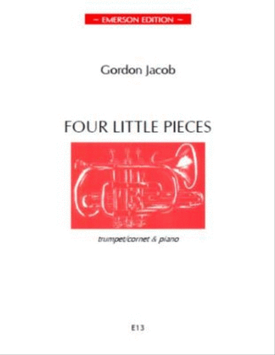Jacob - 4 Little Pieces Trumpet/Piano Trumpet Solo scores gallery preview page 1