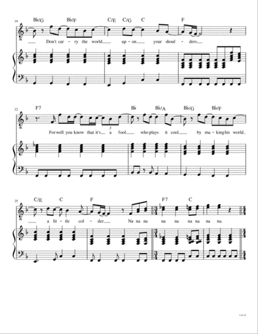 Hey Jude Voice scores gallery preview page 4