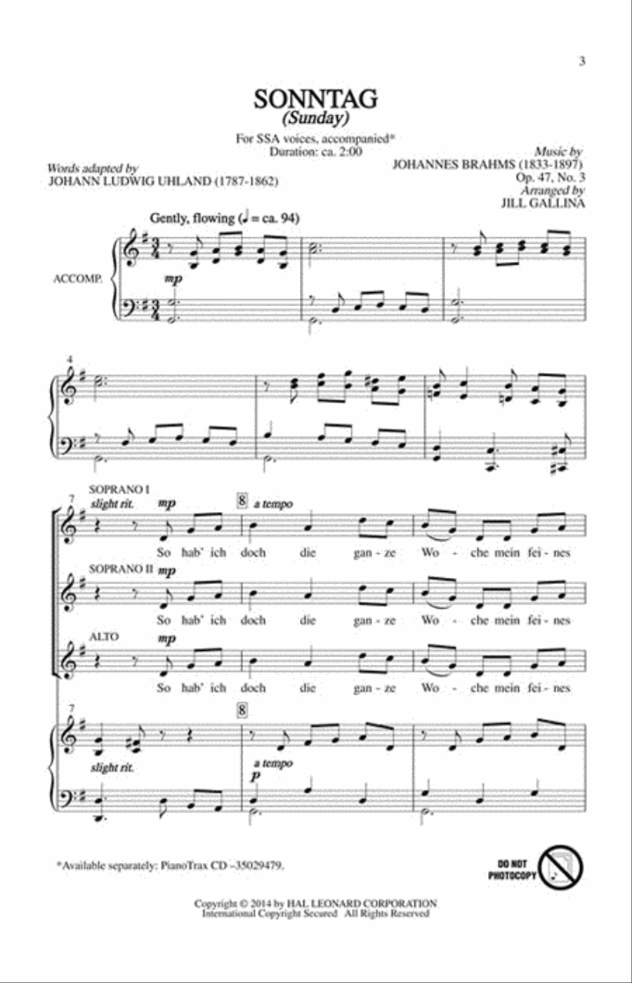 Sonntag SSA scores gallery preview page 2