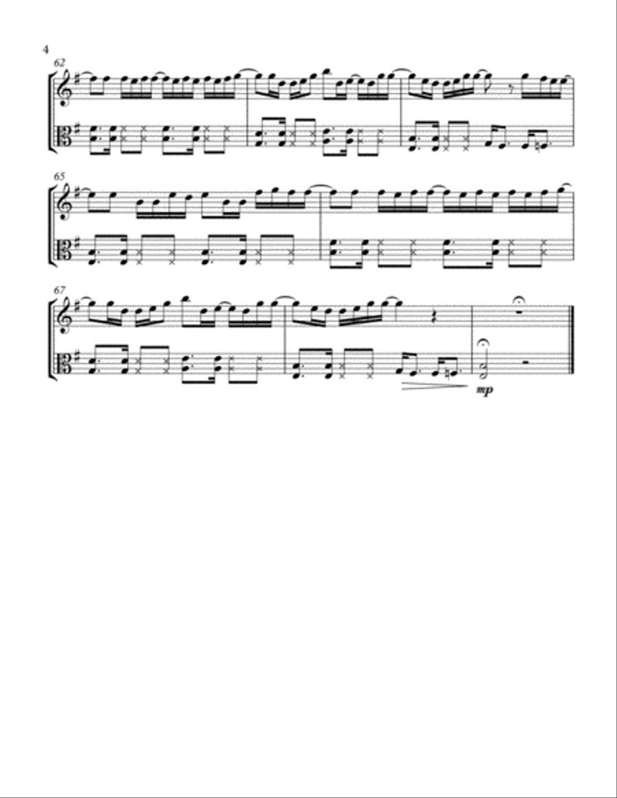 Take Me To Church String Duet scores gallery preview page 5