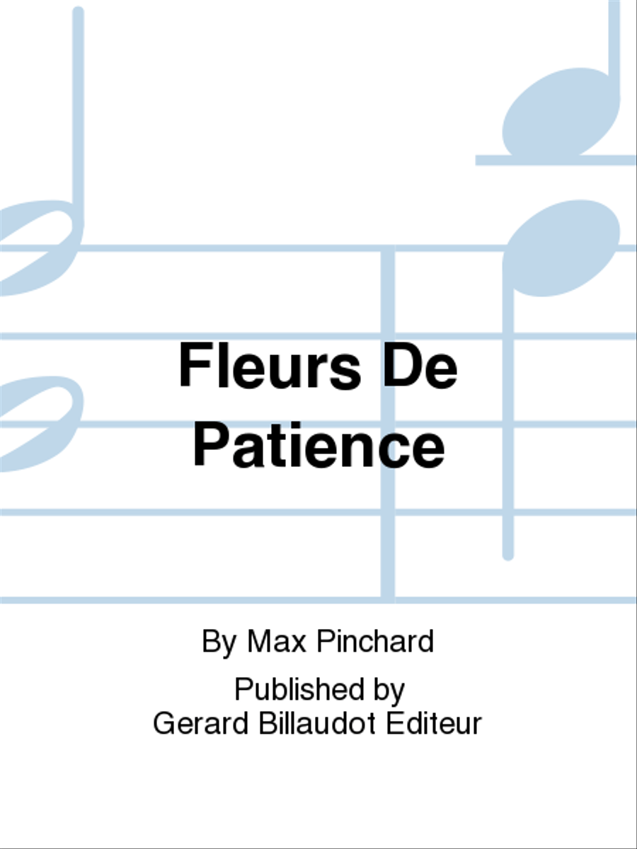 Fleurs De Patience Fleurs De Patience School and Community scores gallery preview page 1