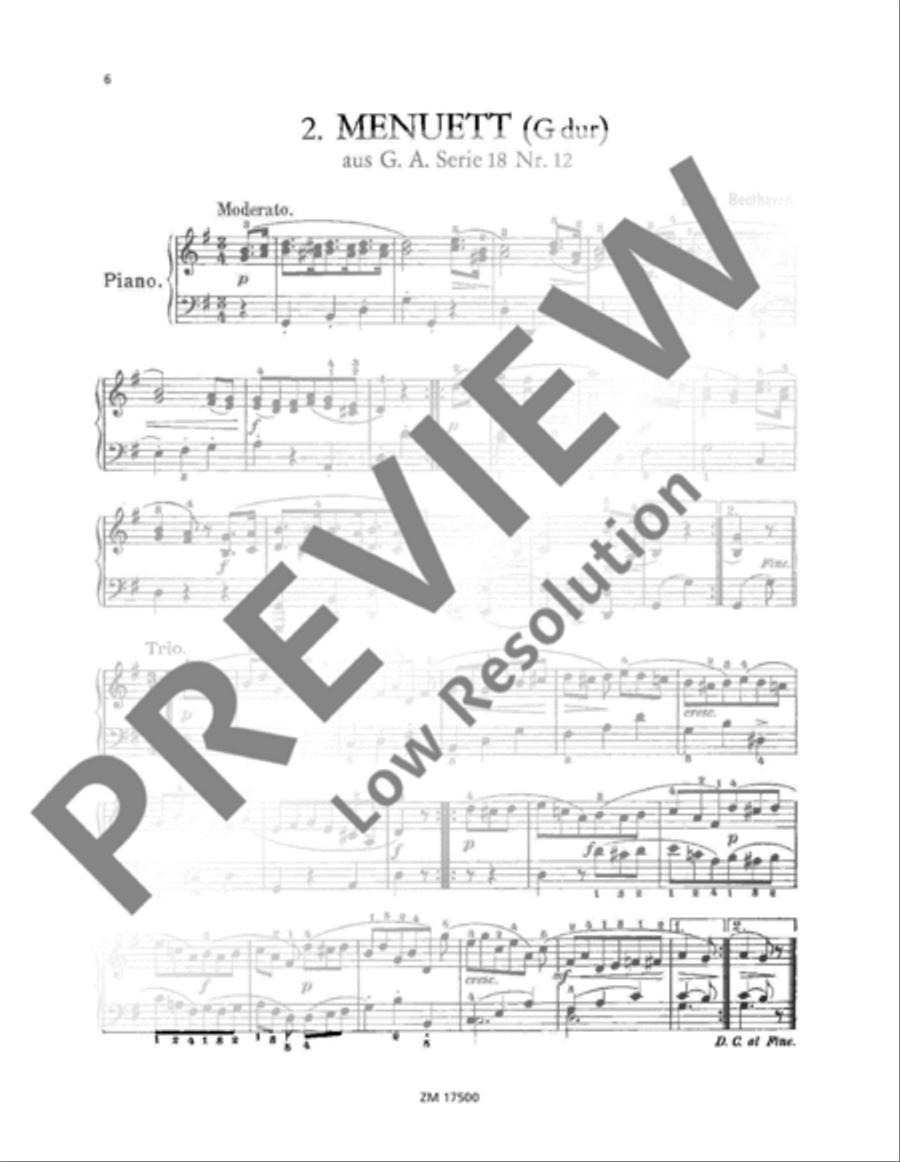 Beauties of Classical Music Piano Solo scores gallery preview page 7