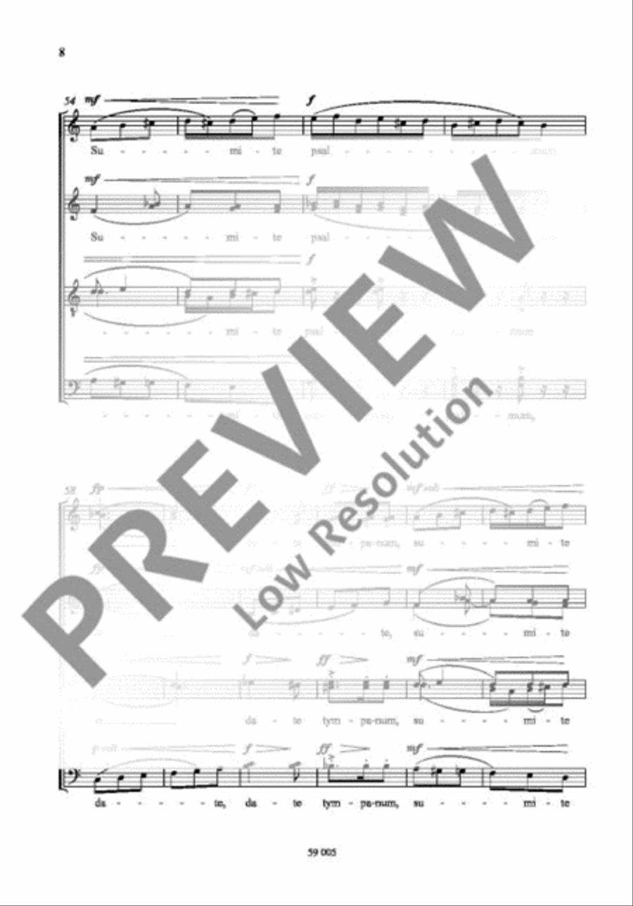 Exultate Deo SSAATTBB scores gallery preview page 9
