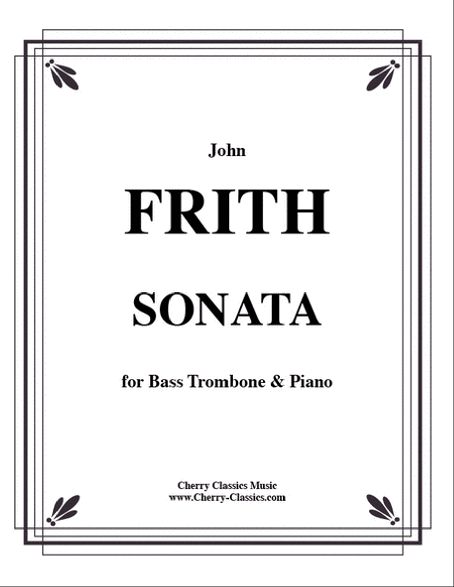 Sonata for Bass Trombone and Piano