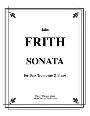 Book cover for Sonata for Bass Trombone and Piano
