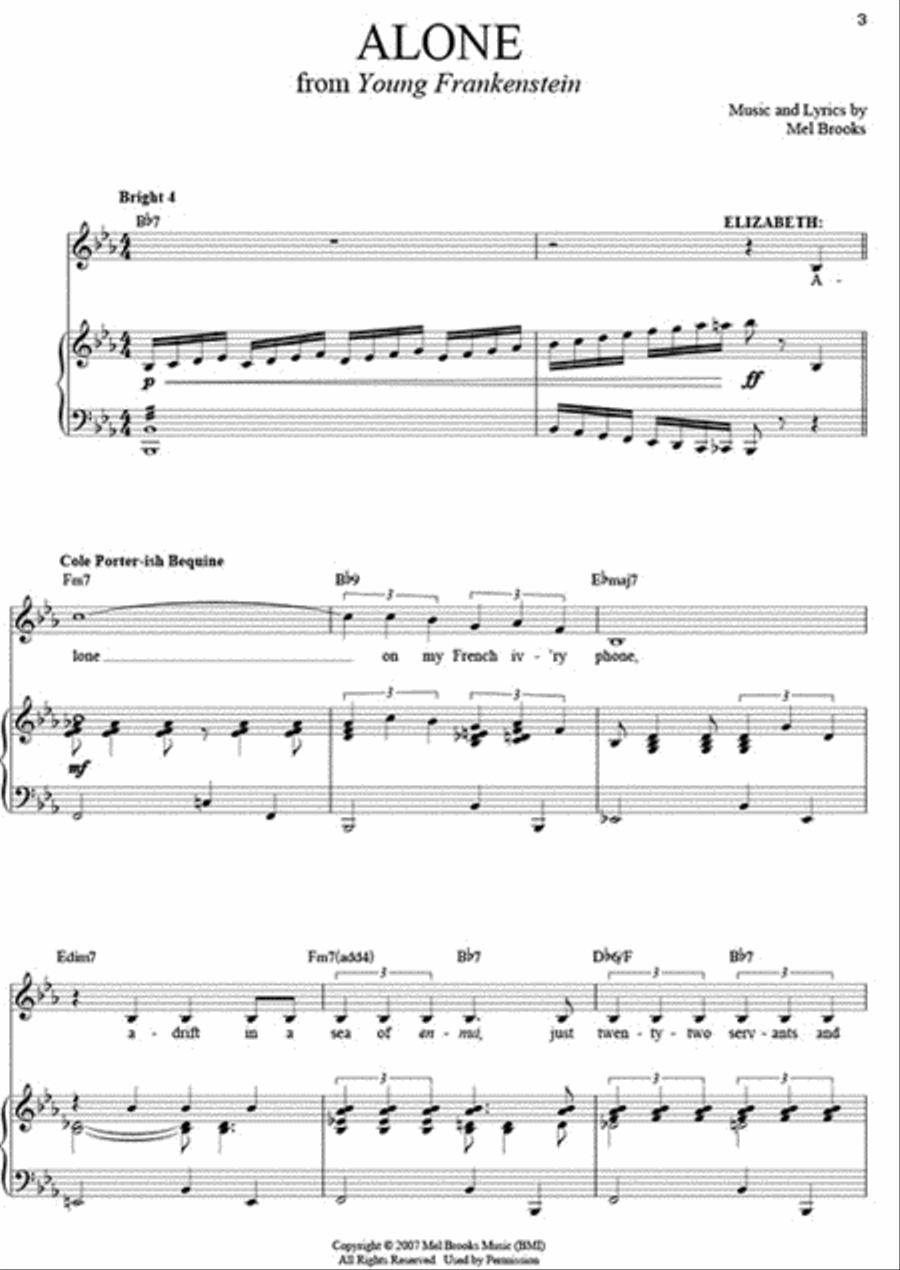 Theatre and Cabaret Comedy Songs - Women's Edition Voice scores gallery preview page 3