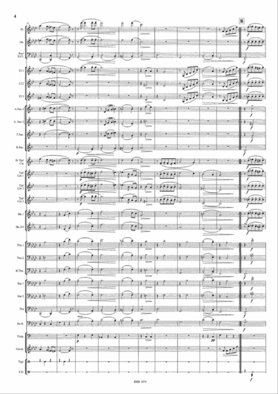 Slavonic Dance Concert Band scores gallery preview page 5