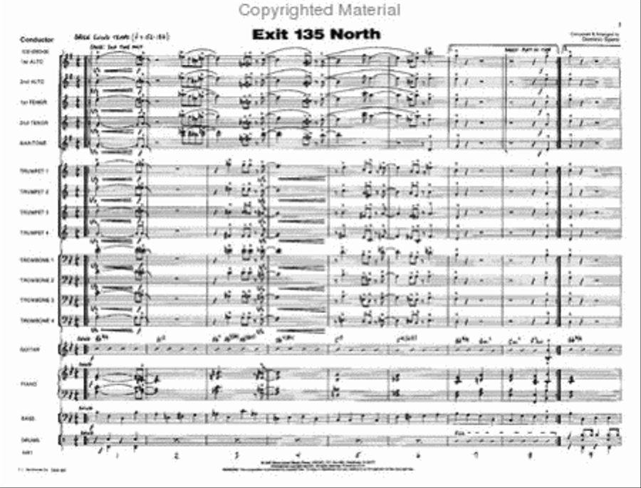 Exit 135 North Jazz Ensemble scores gallery preview page 2