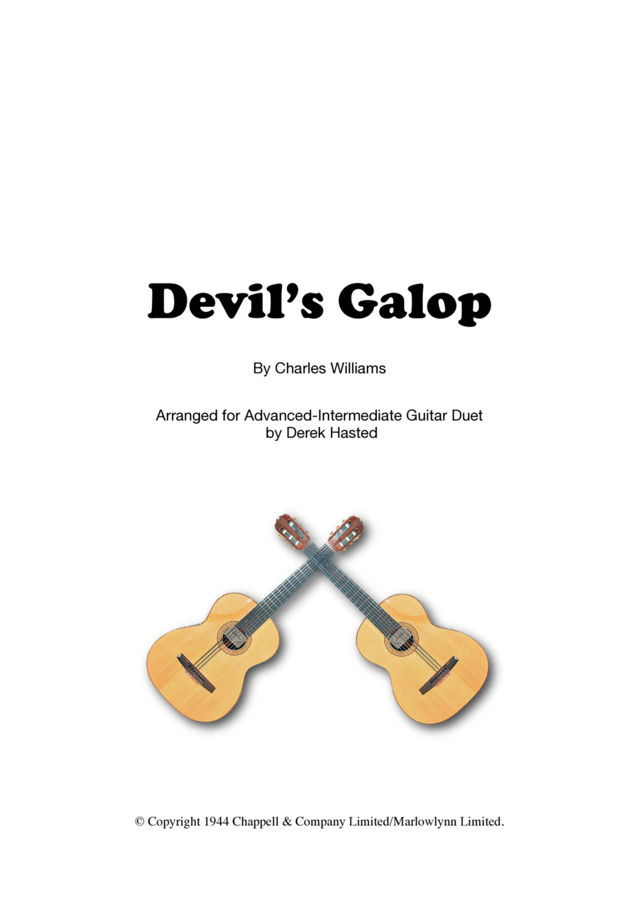 Devil's Galop Guitar scores gallery preview page 1