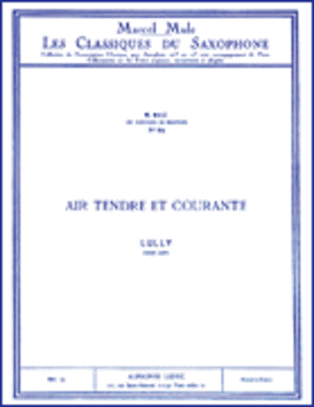 Air Tendre et Courante - Classiques No. 34
