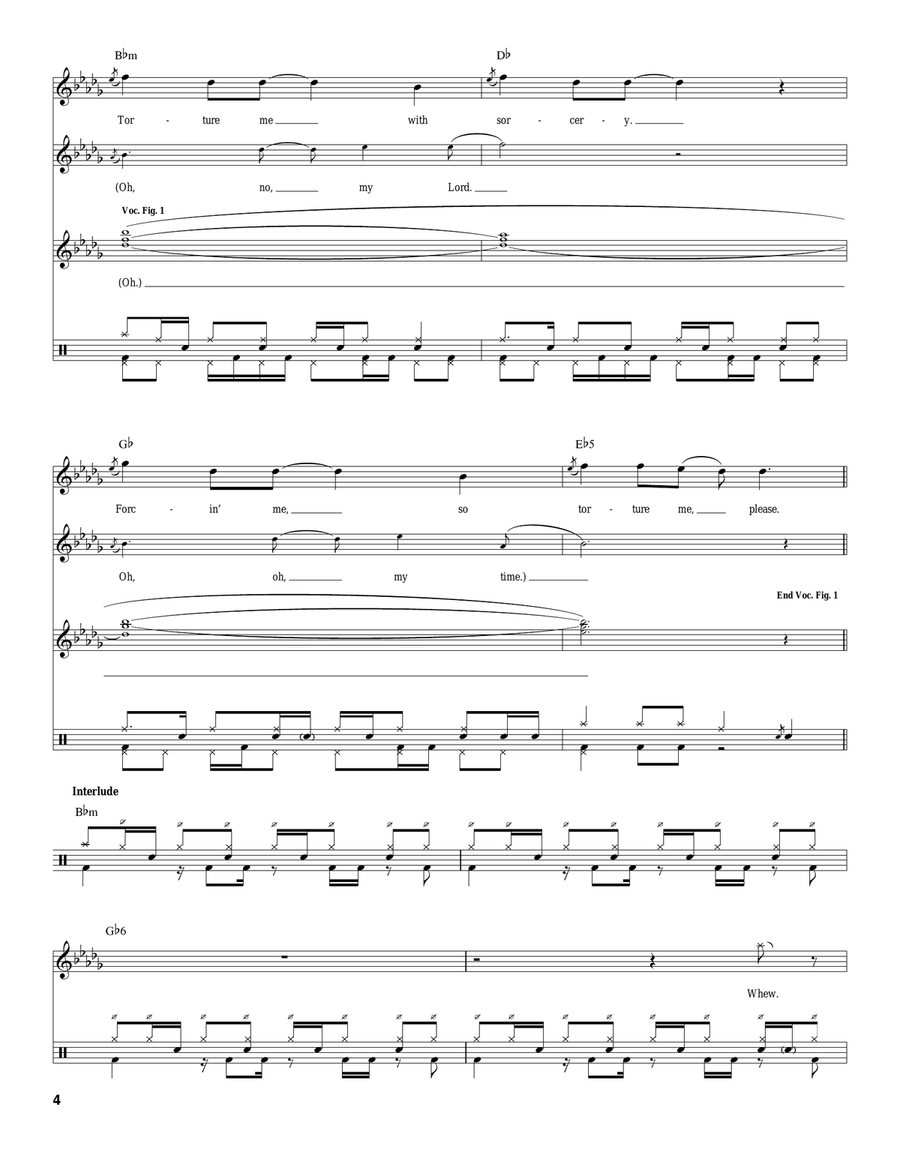 Torture Me Torture Me Drum Set scores gallery preview page 4