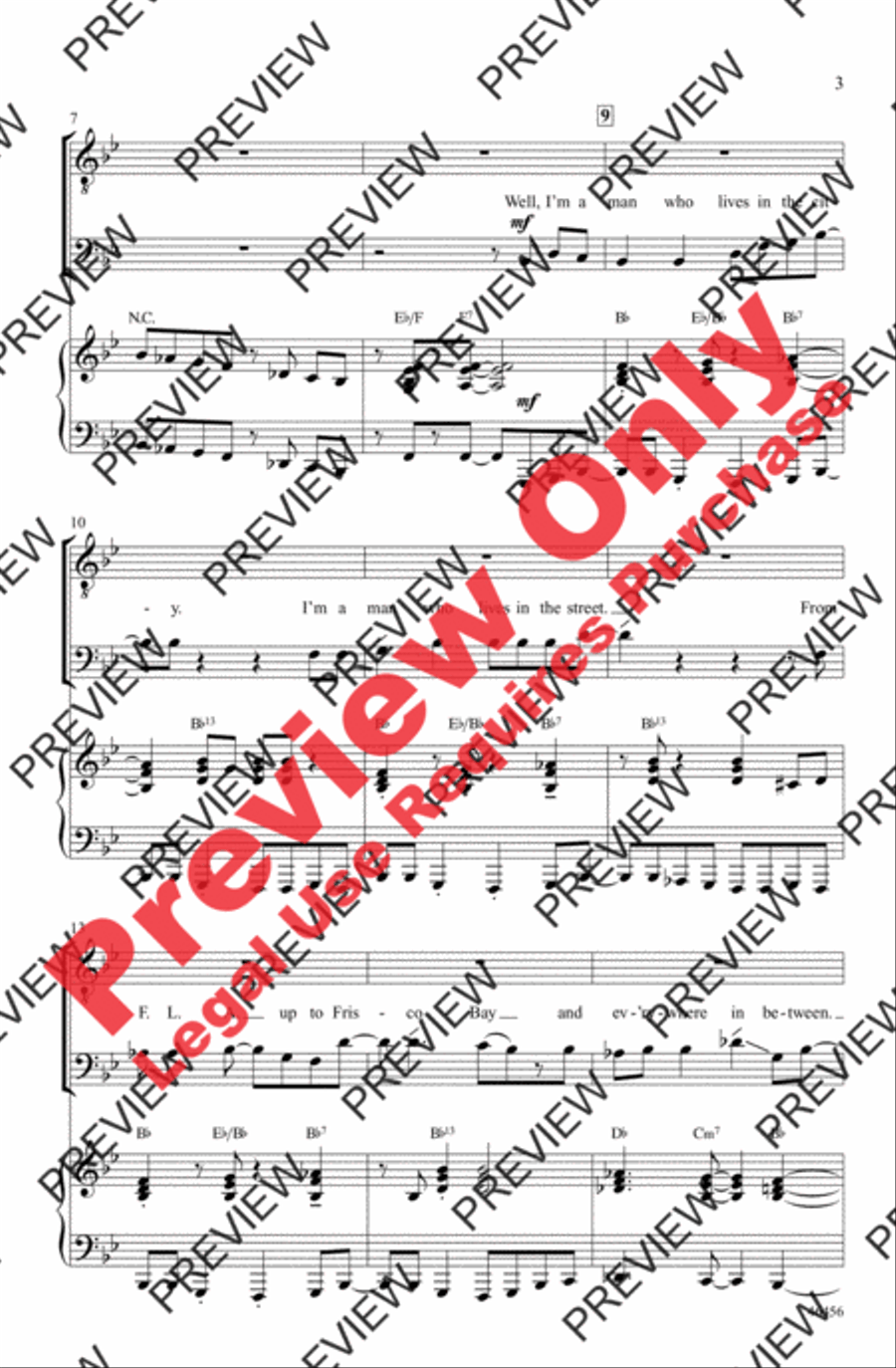 The Doctor Men's Choir scores gallery preview page 3