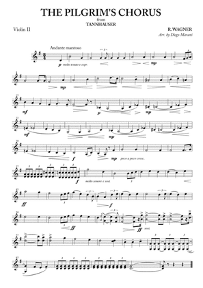 The Pilgrim's Chorus for String Quartet