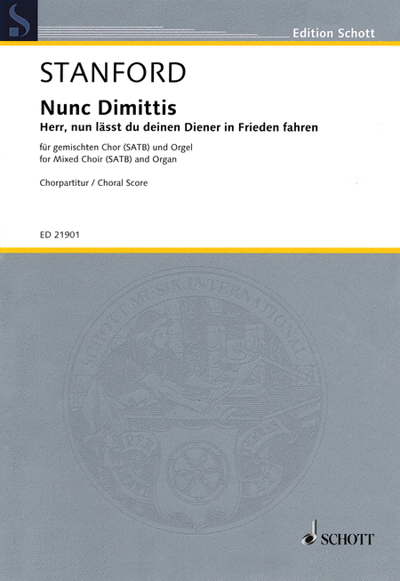Nunc Dimittis, Op. 115 - Herr, nun lasst du deinen Diener in Frieden fahren