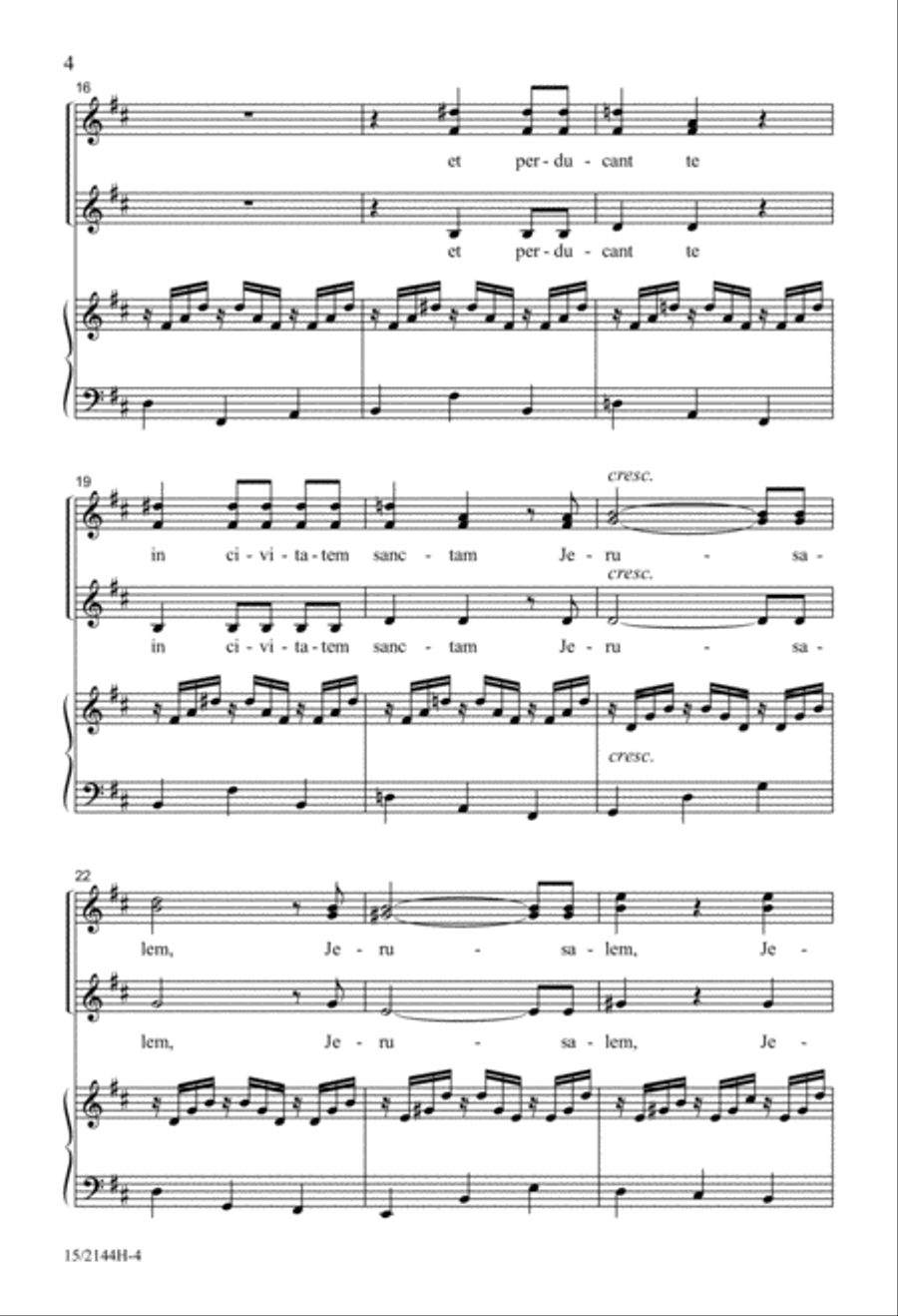 In Paradisum (from Requiem, Opus 48) SSA scores gallery preview page 4
