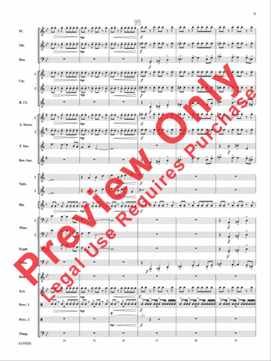 Mechanism Concert Band scores gallery preview page 10