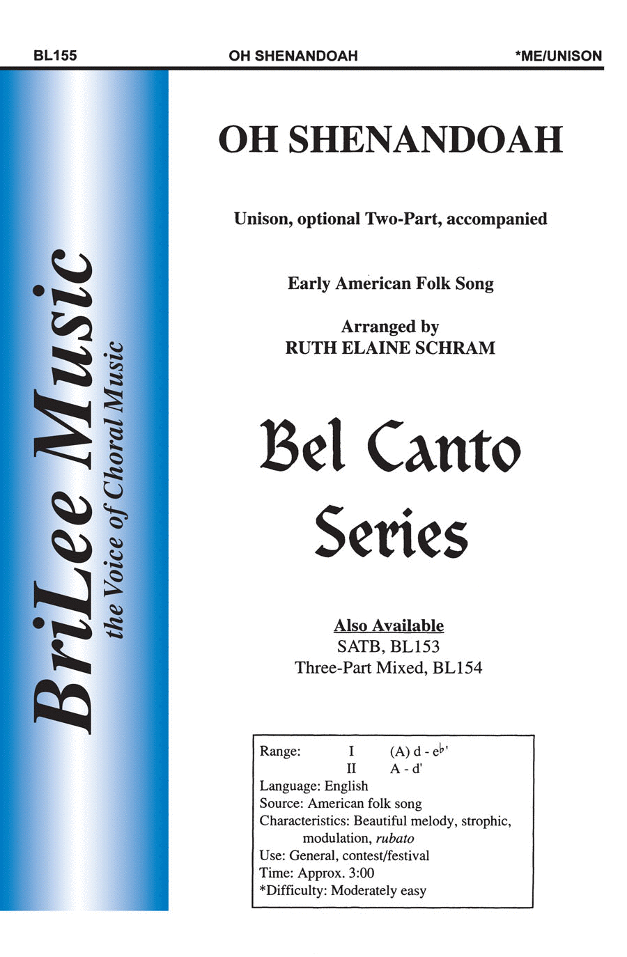 Oh Shenandoah Choir scores gallery preview page 1