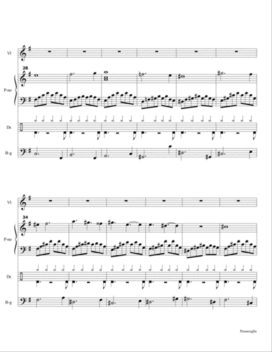 Passacaglia Small Ensemble scores gallery preview page 3