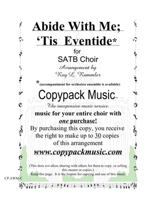 Abide With Me: 'Tis Eventide