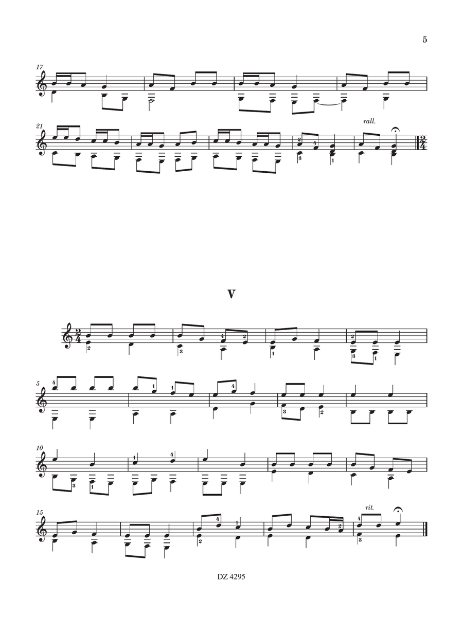 20 Études miniatures by Adrian Andrei Classical Guitar - Digital Sheet Music page 5