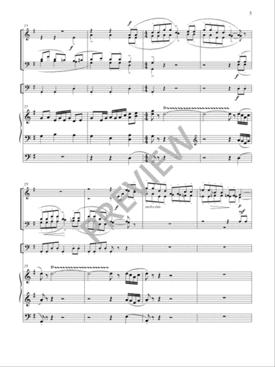 Gaudeamus! Trombone scores gallery preview page 6