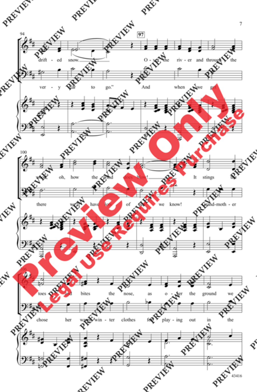 Over the River 3-Part scores gallery preview page 7