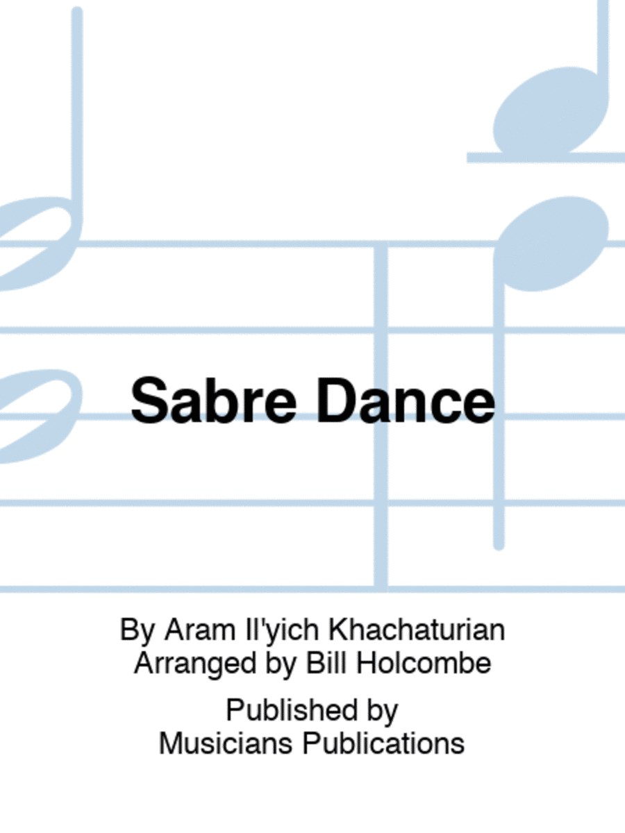 Sabre Dance Clarinet Quartet scores gallery preview page 1