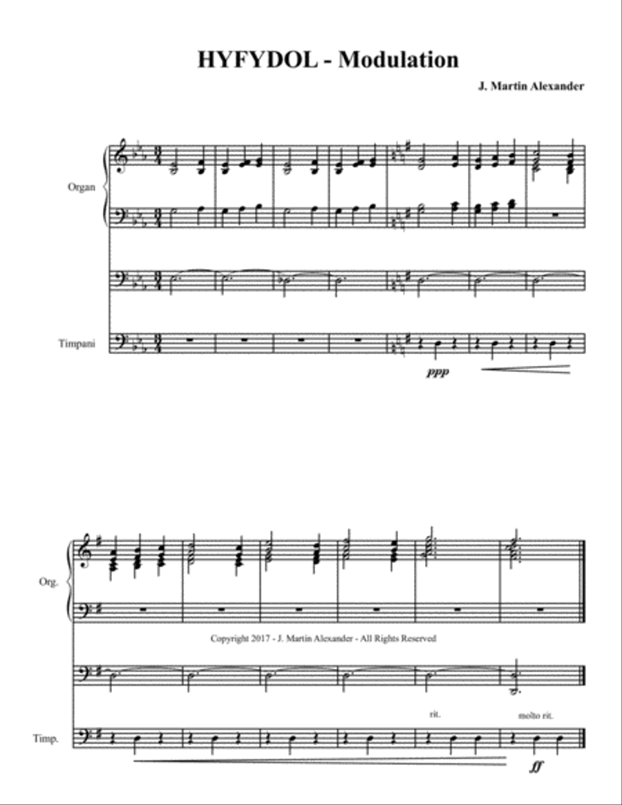 Hymn Introductions and Modulations - Book VIII Piano scores gallery preview page 6