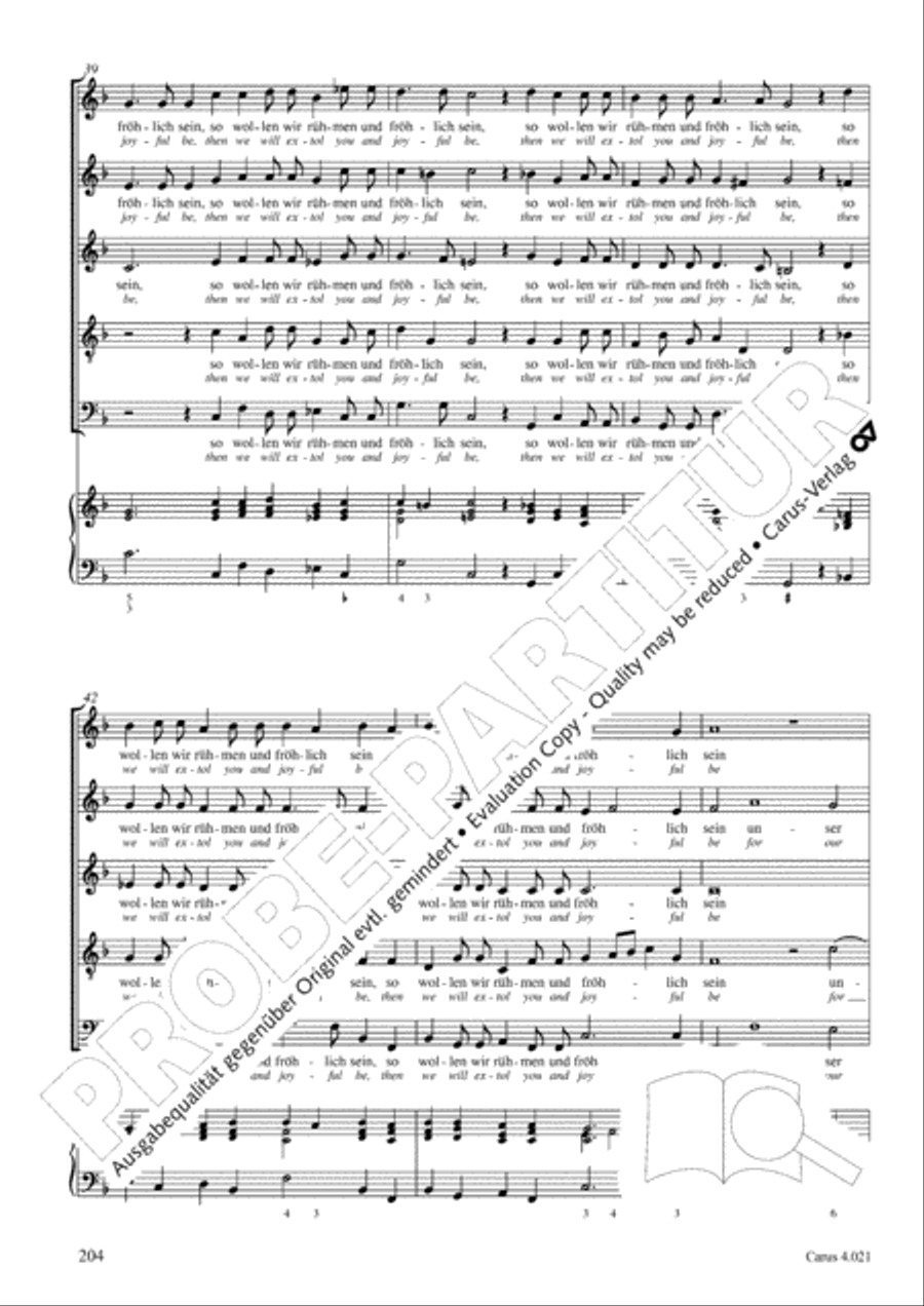 Schein: Israelsbrunnlein. Fontana d'Israel. Complete edition Choir scores gallery preview page 211