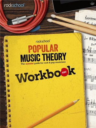 Book cover for Rockschool: Popular Music Theory Workbook Debut