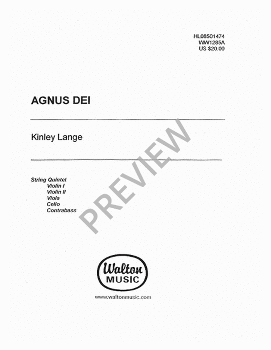 Agnus Dei (Instrumental Parts) image number null