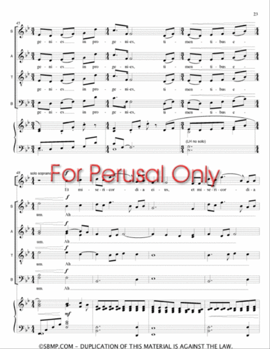 Magnificat 4-Part scores gallery preview page 22